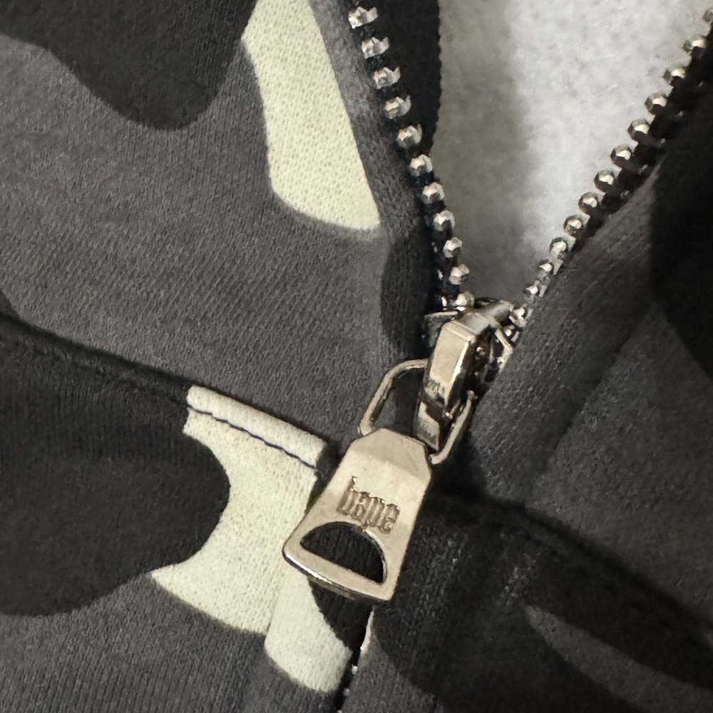 Bape Black and Gray Shark Face Jacket - Picture 3 of 5